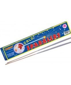 15Cm gold sparklers (10 pcs)